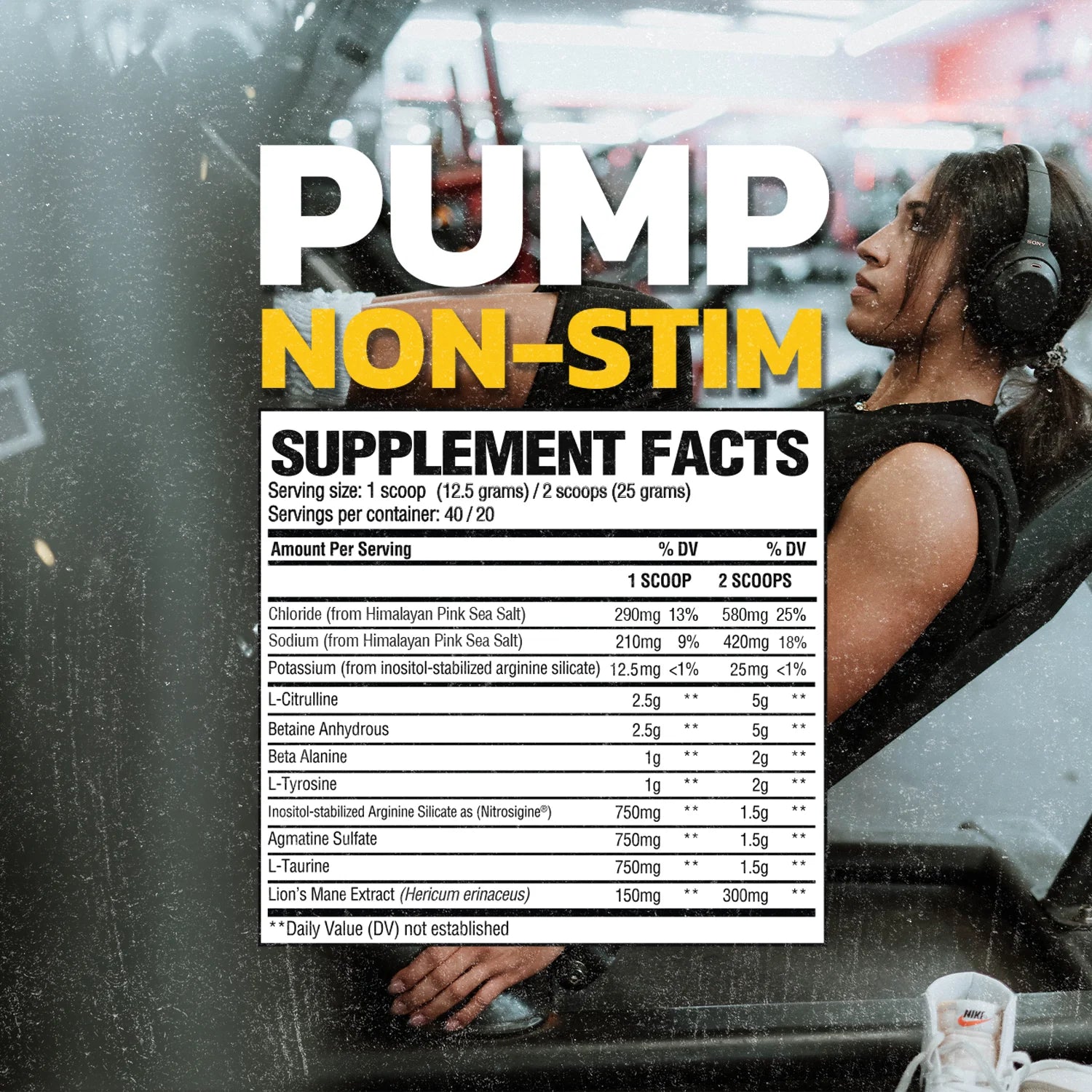 Raw Nutrition Pump Non-Stim Ingredienser