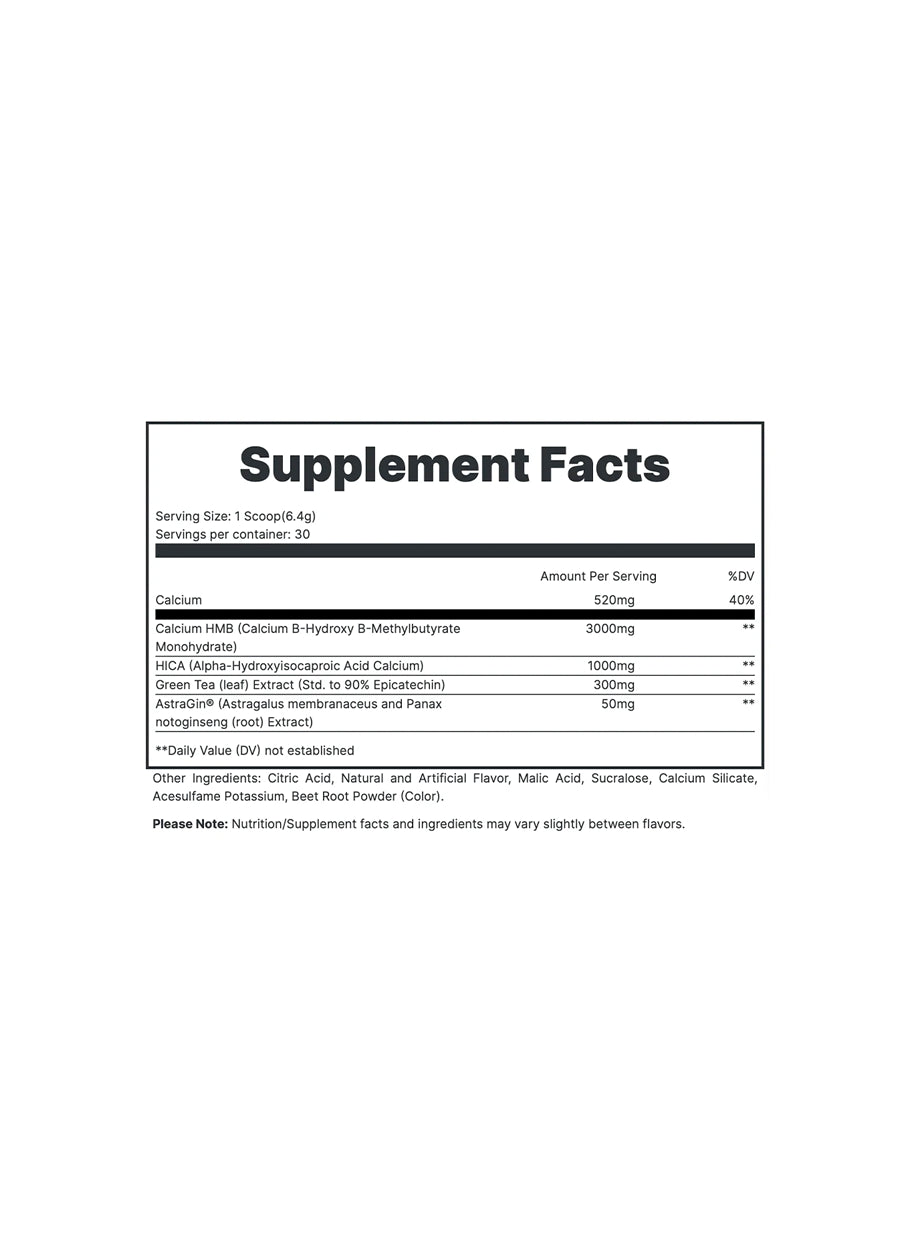 Redcon1 MOAB 210g Innehåll