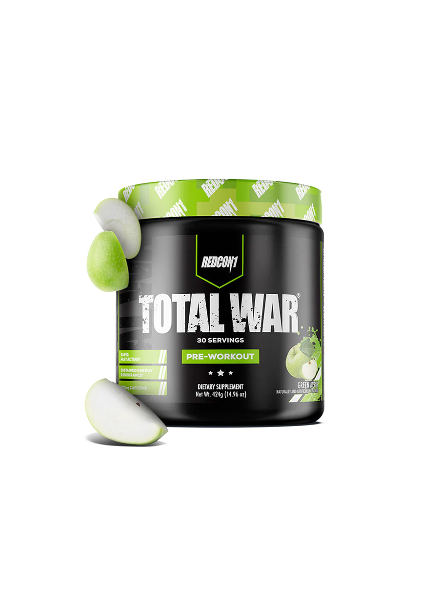 Redcon1 Total War Preworkout 429g Green Apple Framsida