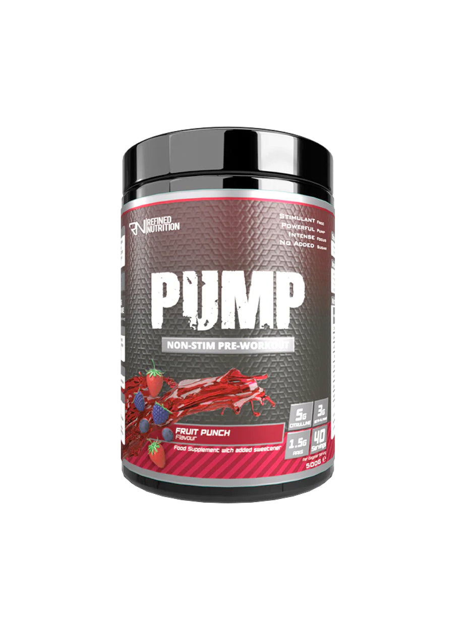 Refined Nutrition Pump Non-Stim 500g Fruit Punch