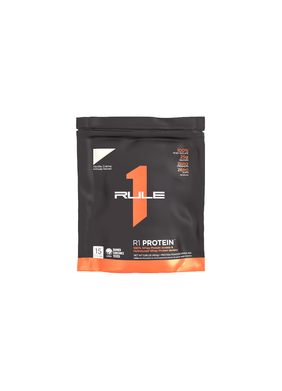 Rule One R1 Protein 448g Vanilla Creme Framsida