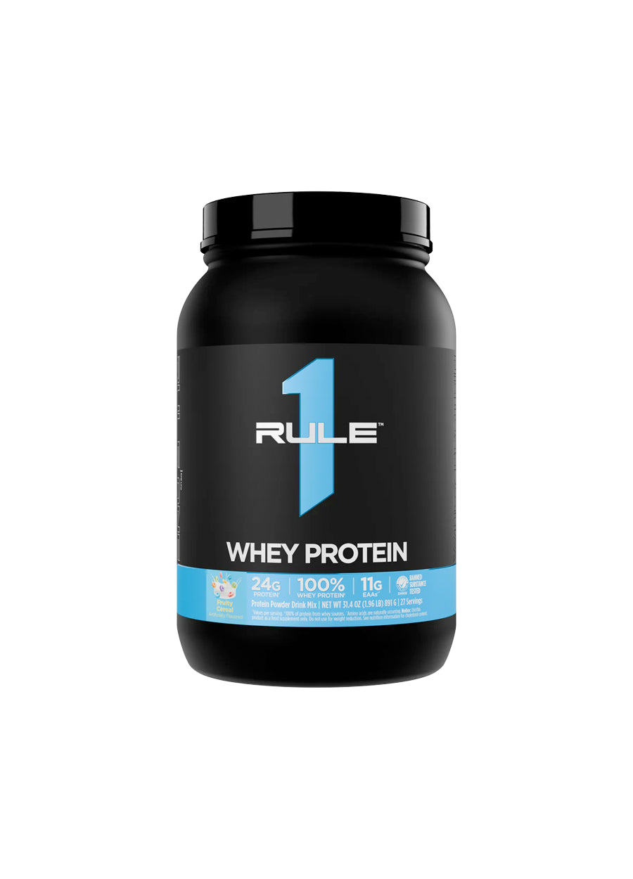 Rule One R1 Whey Blend 878g Fruity Cereal Framsida
