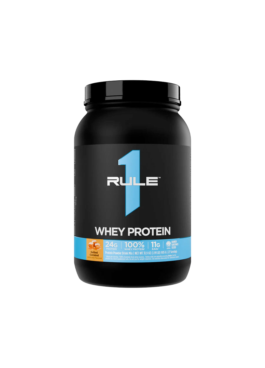Rule One R1 Whey Blend 878g Lightly Salted Caramel Framsida