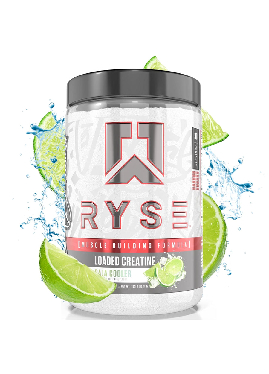 RYSE Supplements Loaded Creatine 321g Baja Cooler Framsida