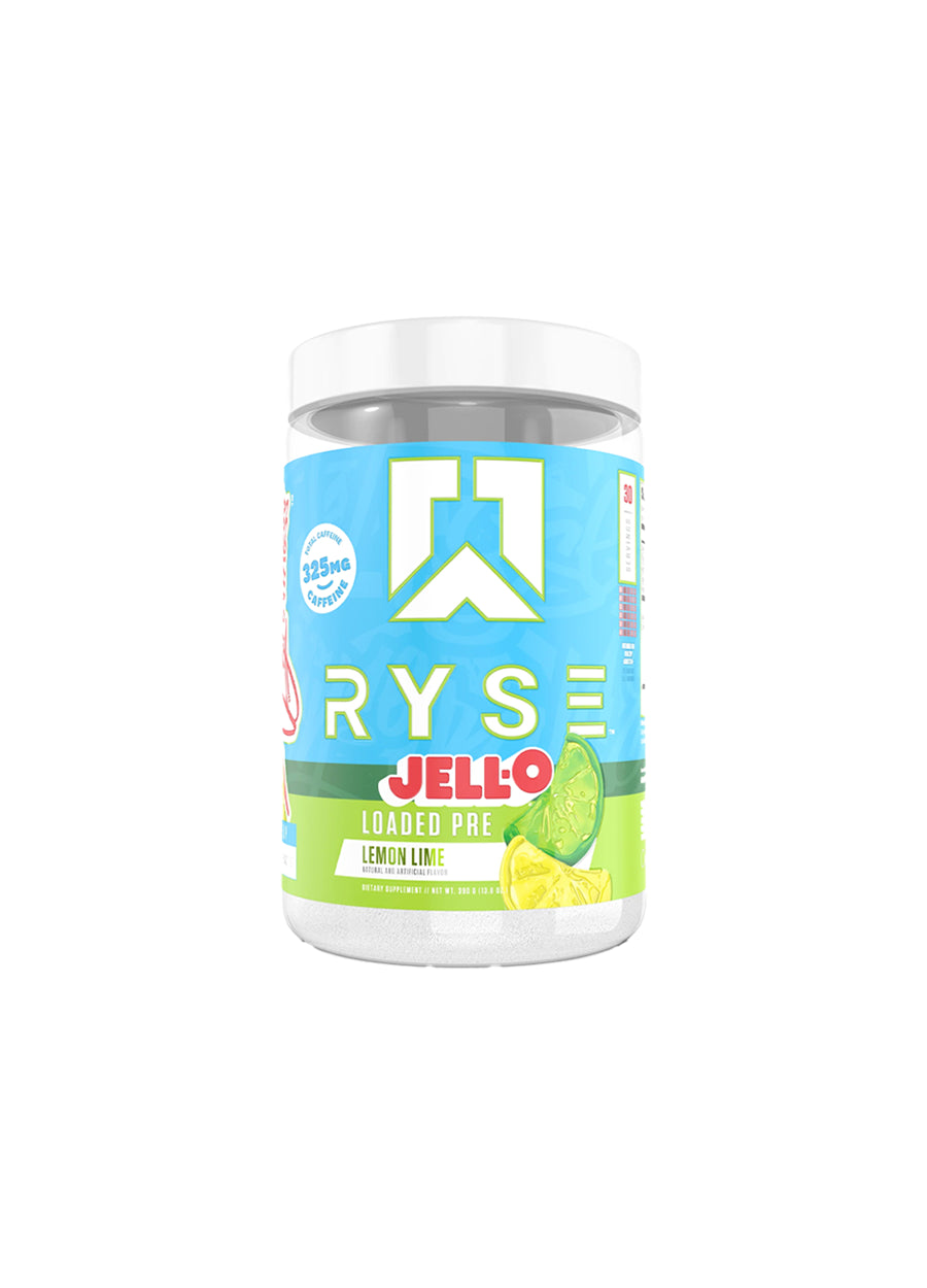 RYSE Supplement Loaded Pre 474g Jell-O Lemon Lime Framsida