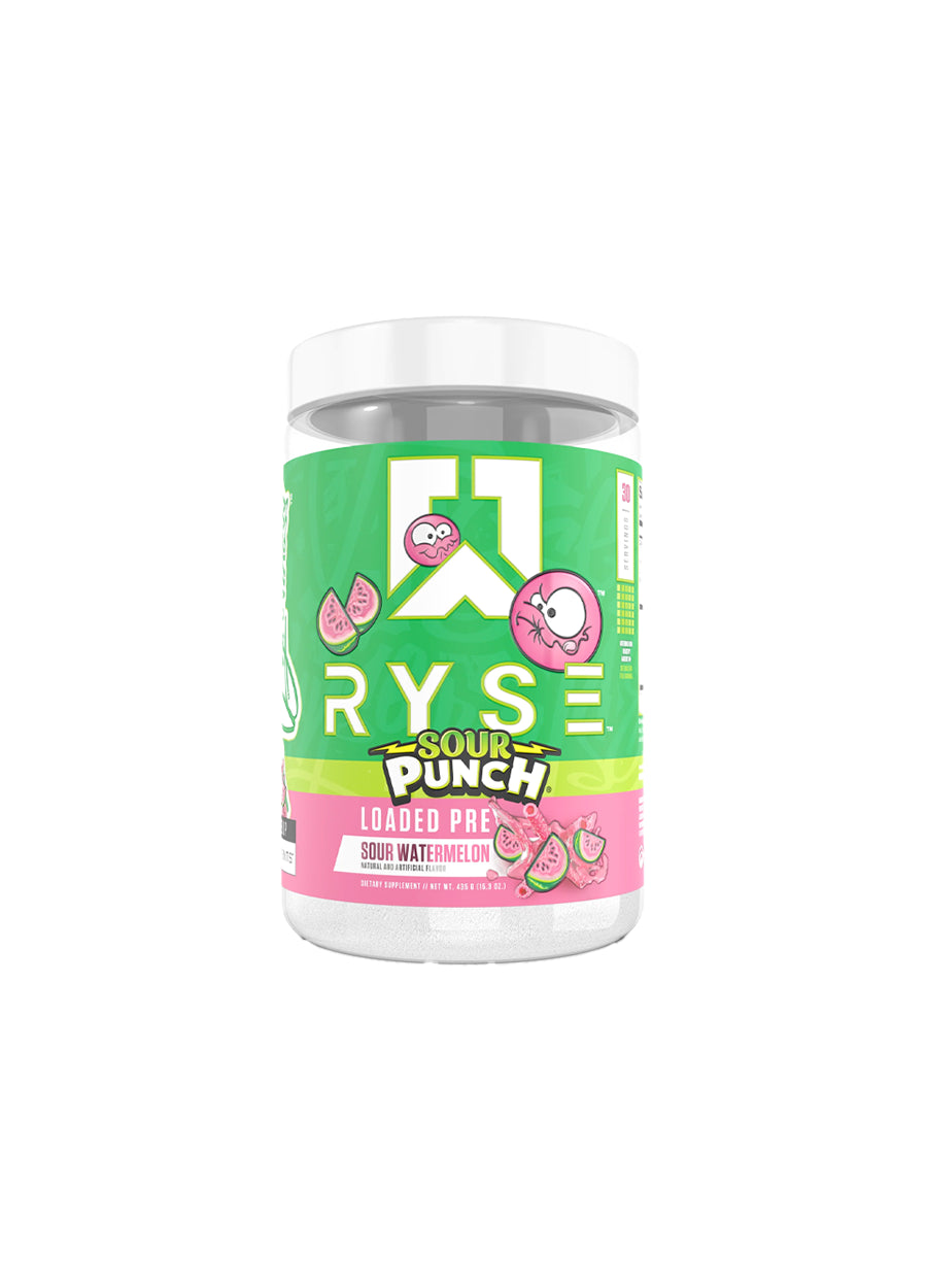 Tillskottsburk RYSE Loaded Pre Sour Punch, vattenmelon-smak