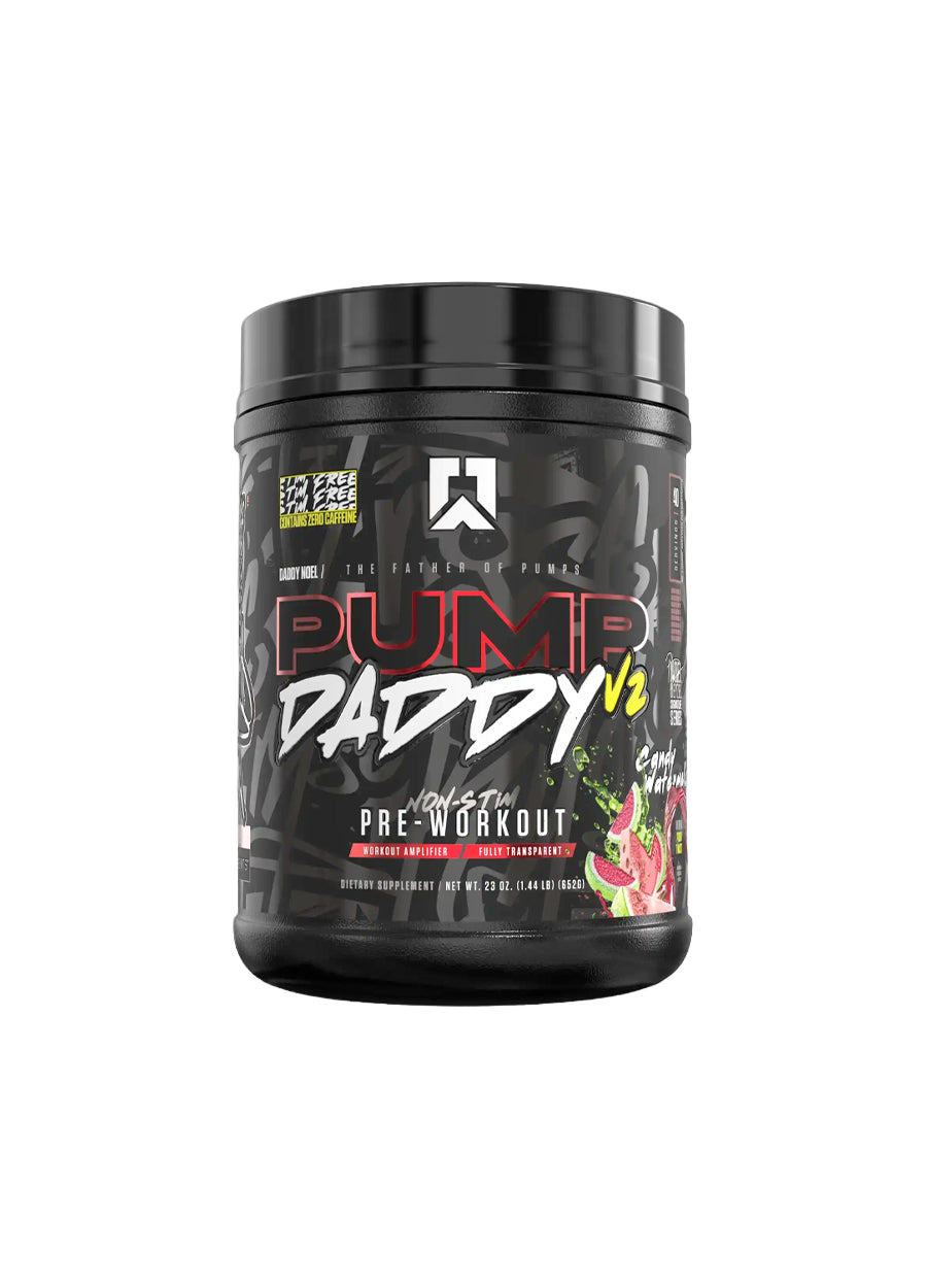 RYSE Supplements Pump Daddy V2 Stimfri PWO 652g Candy Watermelon framsida