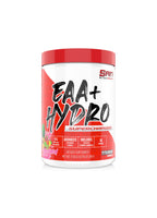 SAN EAA+ Hydro Supercharged-burk med rött lock och vit-röd etikett