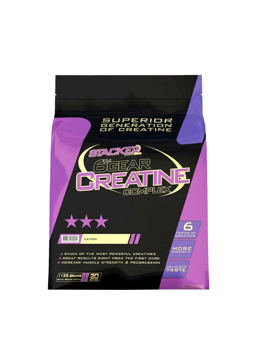 STACKER2 6th Gear Creatine Complex 1135g Lemon Framsida