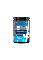Trained by JP kreatinburk med blå Blue Slushy-etikett, svart lock