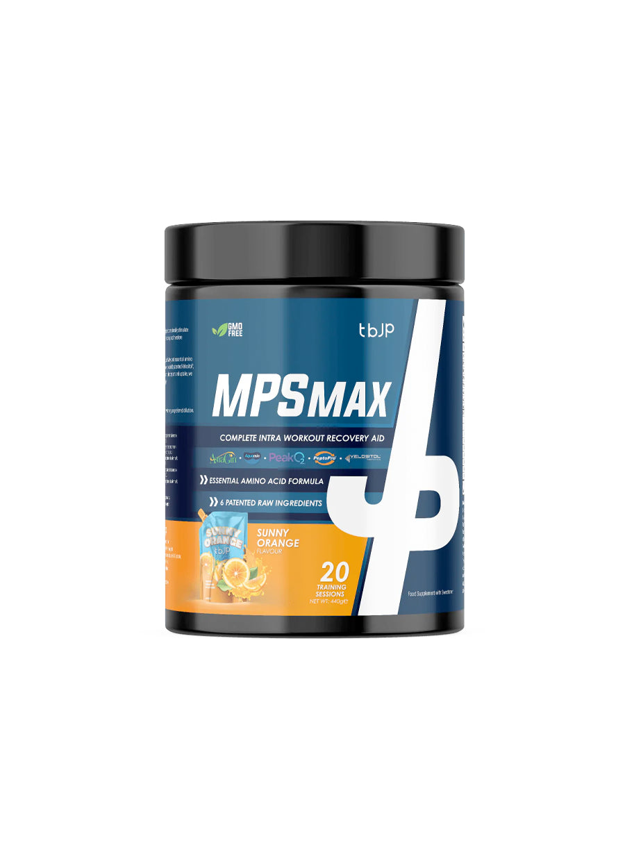 Trained by JP MPS Max Intra-Workout 440g Sunny Orange Framsida