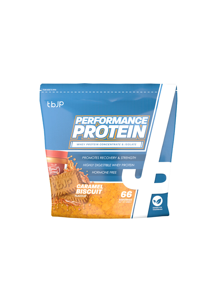 Proteinpåse, Performance Protein, caramel biscuit-smak, 66 portioner