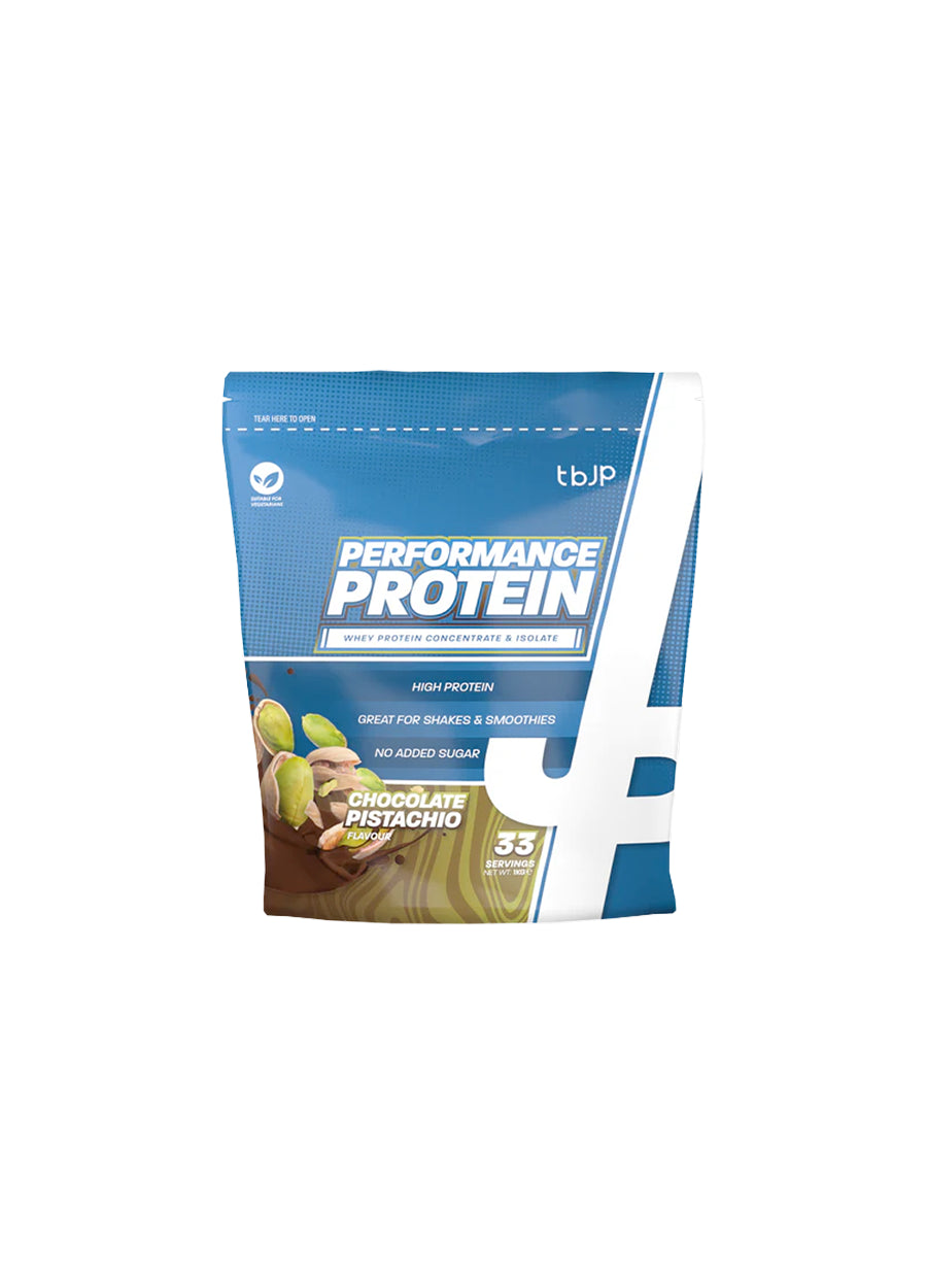 Proteinpulverpåse, chocolate pistachio, 1 kg