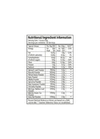 Veggie-Might Pro Greens 450 g pulverburk, närings- och ingrediensinformation