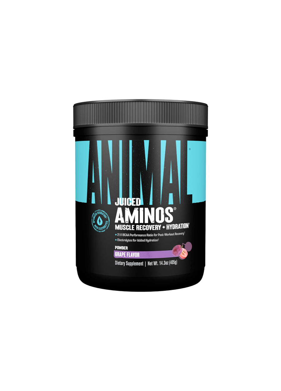 Universal Nutrition Animal Juiced Aminos 377g Grape Juiced framsida