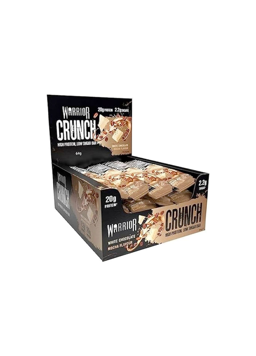 Warrior Crunch Bar 12 x 64 g White Chocolate Mocha